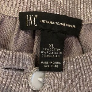 Silver dressy sweater